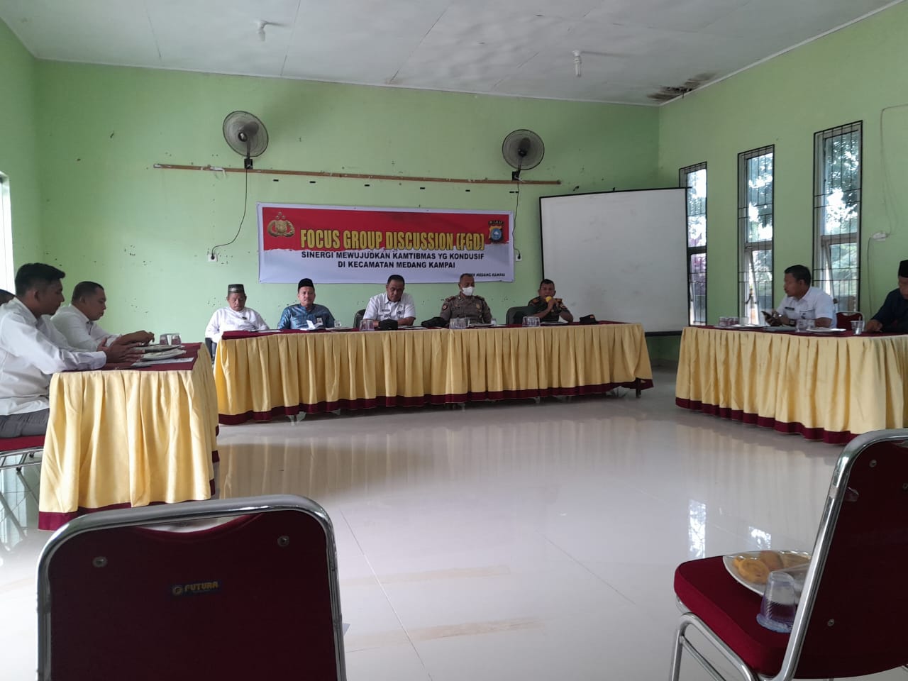 Kapten Inf Syuar Hendri Selaku Danramil 04 PWK Menghadiri Kegiatan FGD