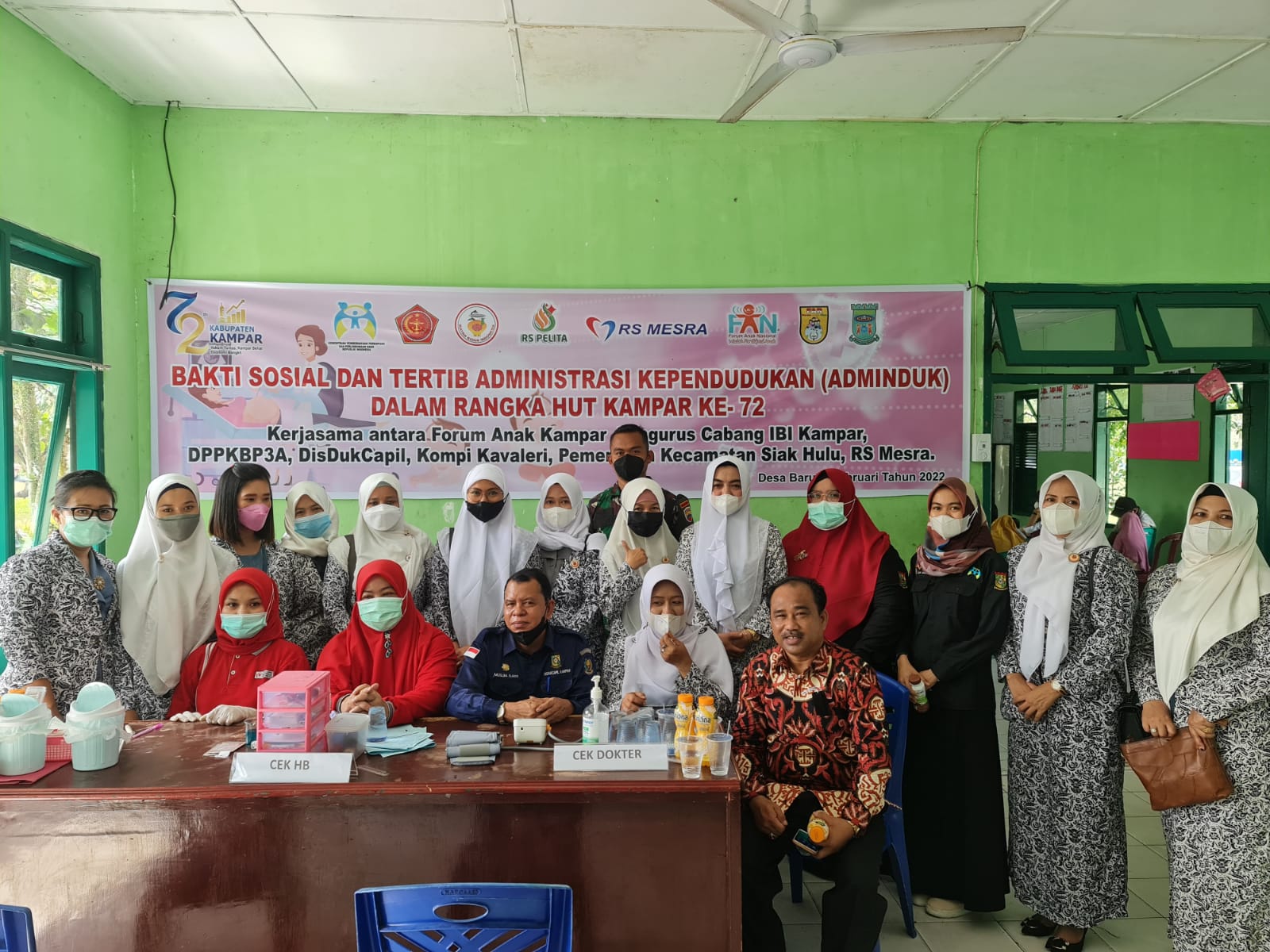 Forum Anak Kampar Gelar Bakti Sosial dan Penertiban Adiministrasi Kependudukan