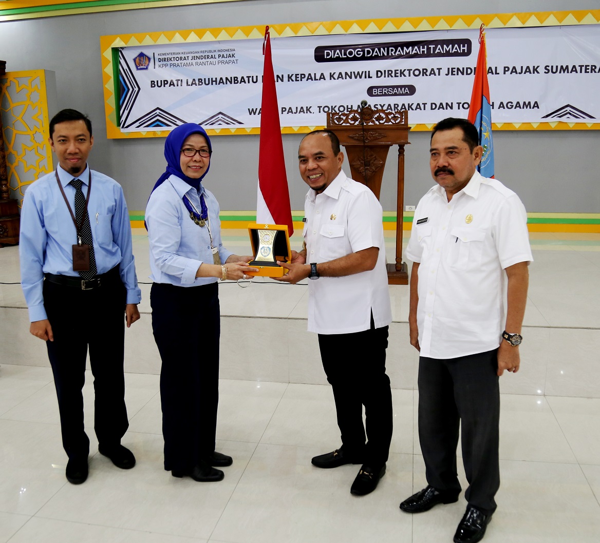 Bupati Andi Suhaimi Siap Mendukung Optimalitas Penerimaan Pajak di KPP