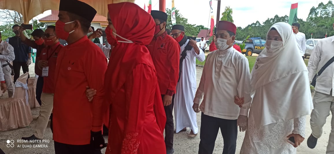 Paslon ZUKRI-NASARUDDIN Mendaftar ke KPU Pelalawan
