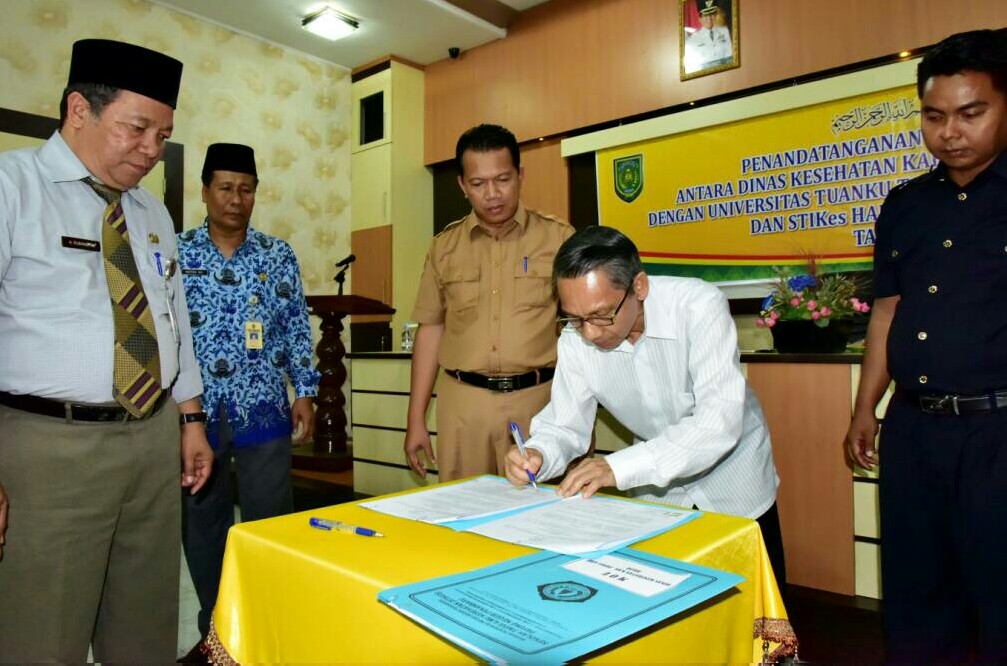 Tingkatkan Mutu Kesehatan, Pemkab Inhil Gandeng Tiga Perguruan Tinggi