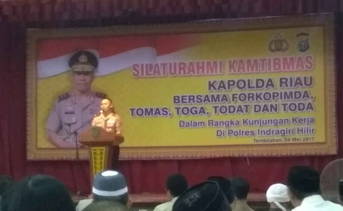 Silaturrahmi Ke Inhil, Ini Yang Disampaikan Kapolda Riau