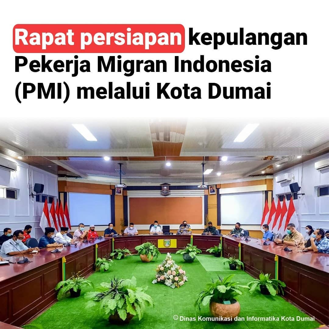 Wako Pimpin Rapat Persiapan Pemulangan PMI Melalui Dumai