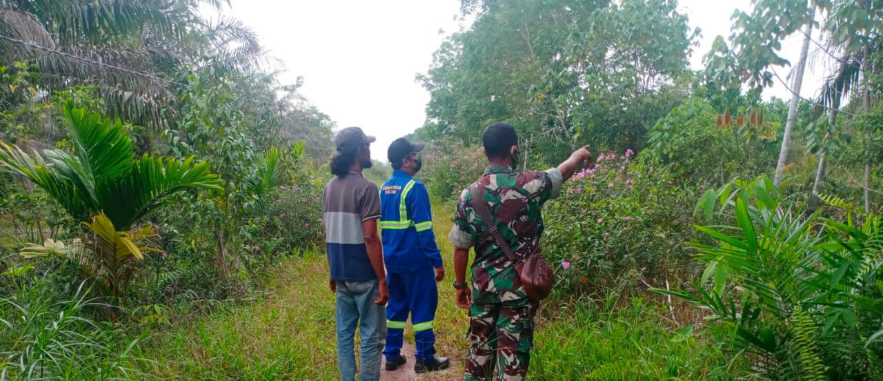 Serma Azman Patroli Cegah Karhutla