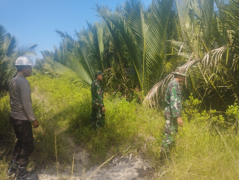 Pesan Babinsa Koramil 06 Merbau Kepada Masyarakat Terkait Pencegahan Karhutla