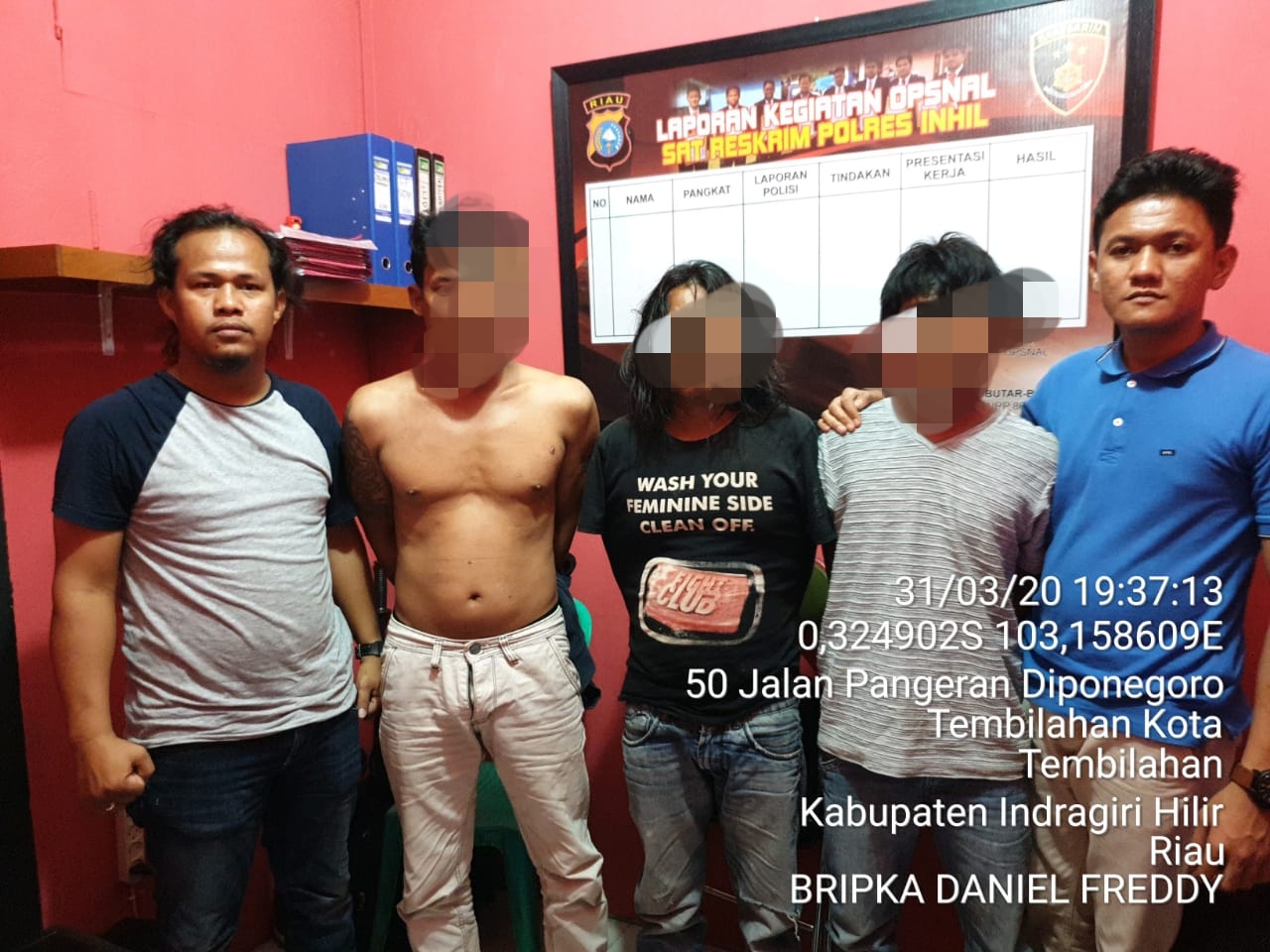 Tiga Pelaku Pengeroyokan di Inhil Berhasil Ditangkap
