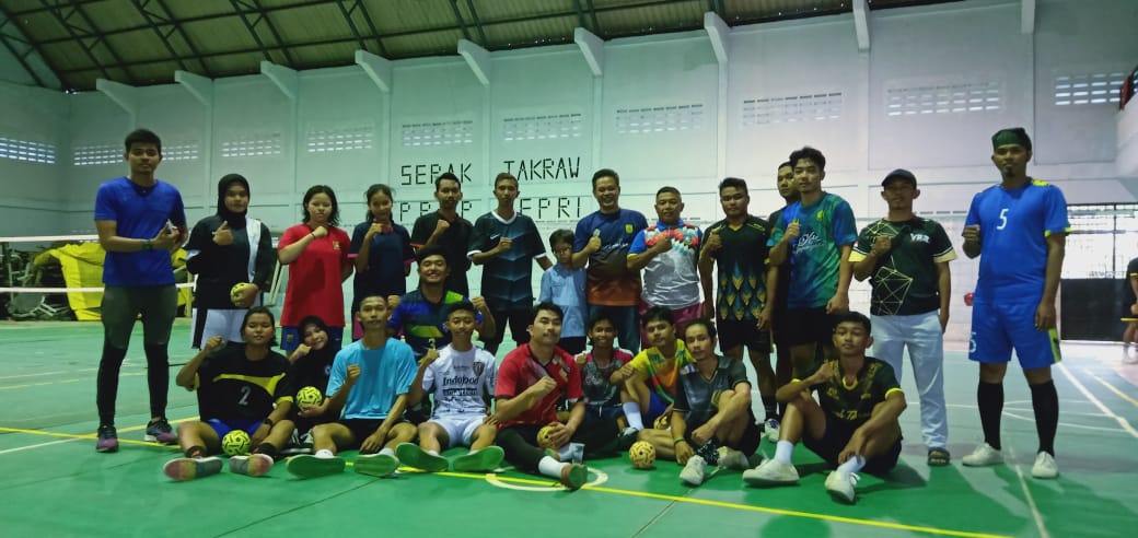 Jelang Porprov Kepri 2022, PSTI Tanjungpinang Seleksi Puluhan Atlet Takraw