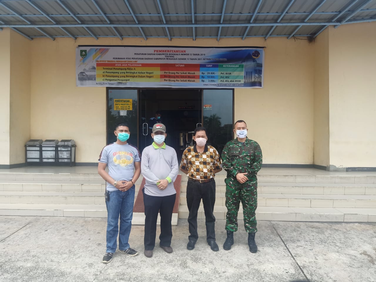 Antisipasi Wabah Covid-19, Kawasan Pelabuhan BSL Disemprot Desinfektan