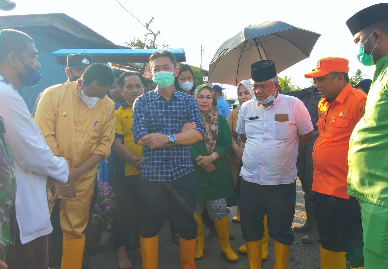 Curah Hujan Tinggi, Pemkab Rohil Imbau Warganya Tetap Waspada