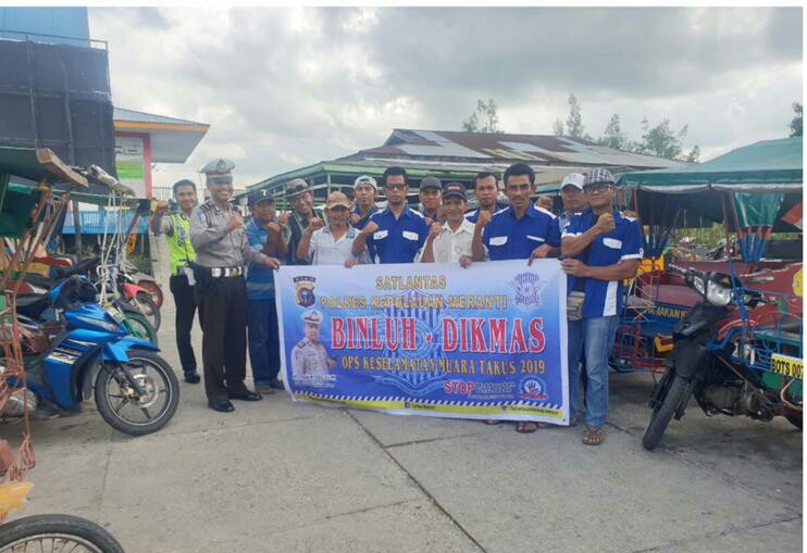 Satlantas Polres Meranti Sambangi BOTS