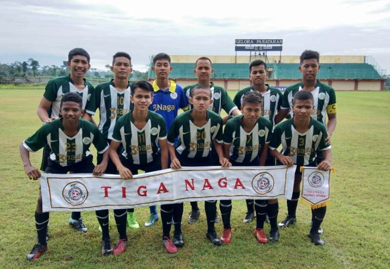 Bento, Pelatih Asal Dumai Bawa Tiga Naga ke 8 Besar Nasional Soeratin Cup U-15
