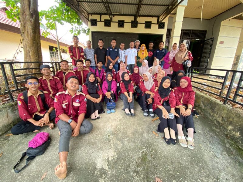 Demi Mengenal Lebih Dekat Ilmu Jurnalistik, Mahasiswa Rokania Kunjungi PWI Rohul