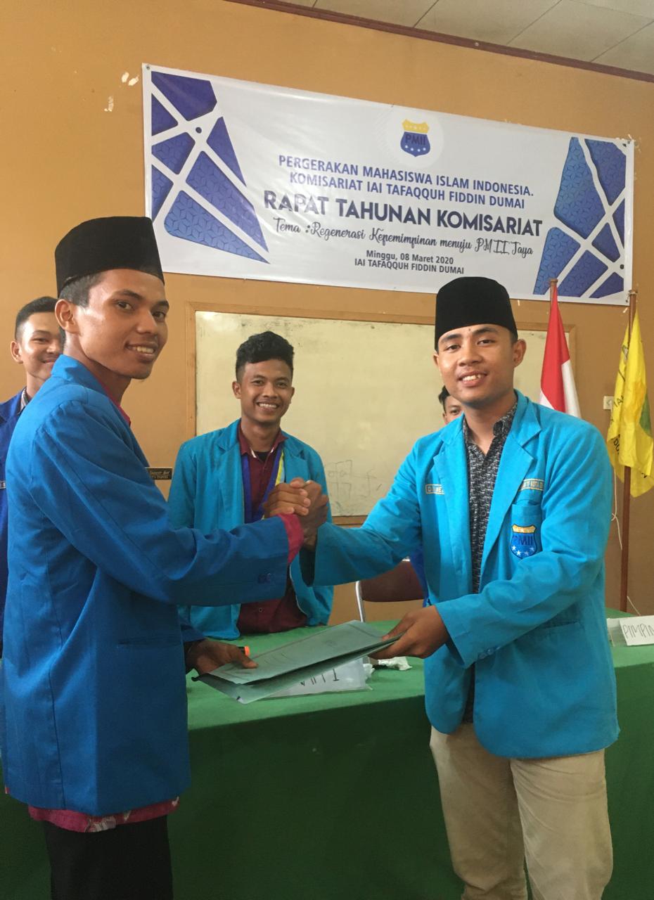 Aprianto Nahkodai Komisariat IAI-TF PMII Kota Dumai