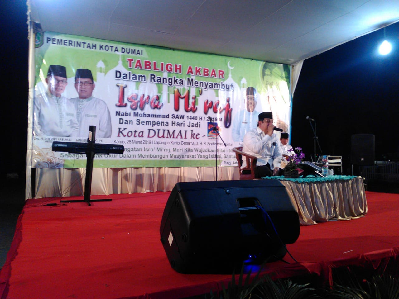 Mantan Menteri Agama Ceramah di Dumai