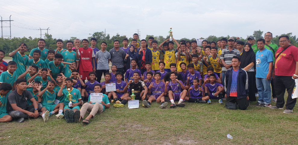 Penutupan Liga SSB Dumai, Sanrego Berkomitmen Majukan Sepakbola Usia Dini