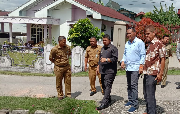 Camat Mandau Sampaikan Apresiasi kepada Penghibah Tanah untuk Pembangunan Pelebaran Jalan
