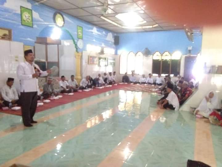 Camat Panai Hulu Hadiri Yasin Akbar di Desa Jawi Jawi