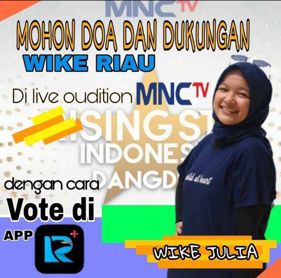 Dukung Wike Julia, Remaja Riau Asal Kuansing di Ajang Rising Star Indonesia  Dangdut