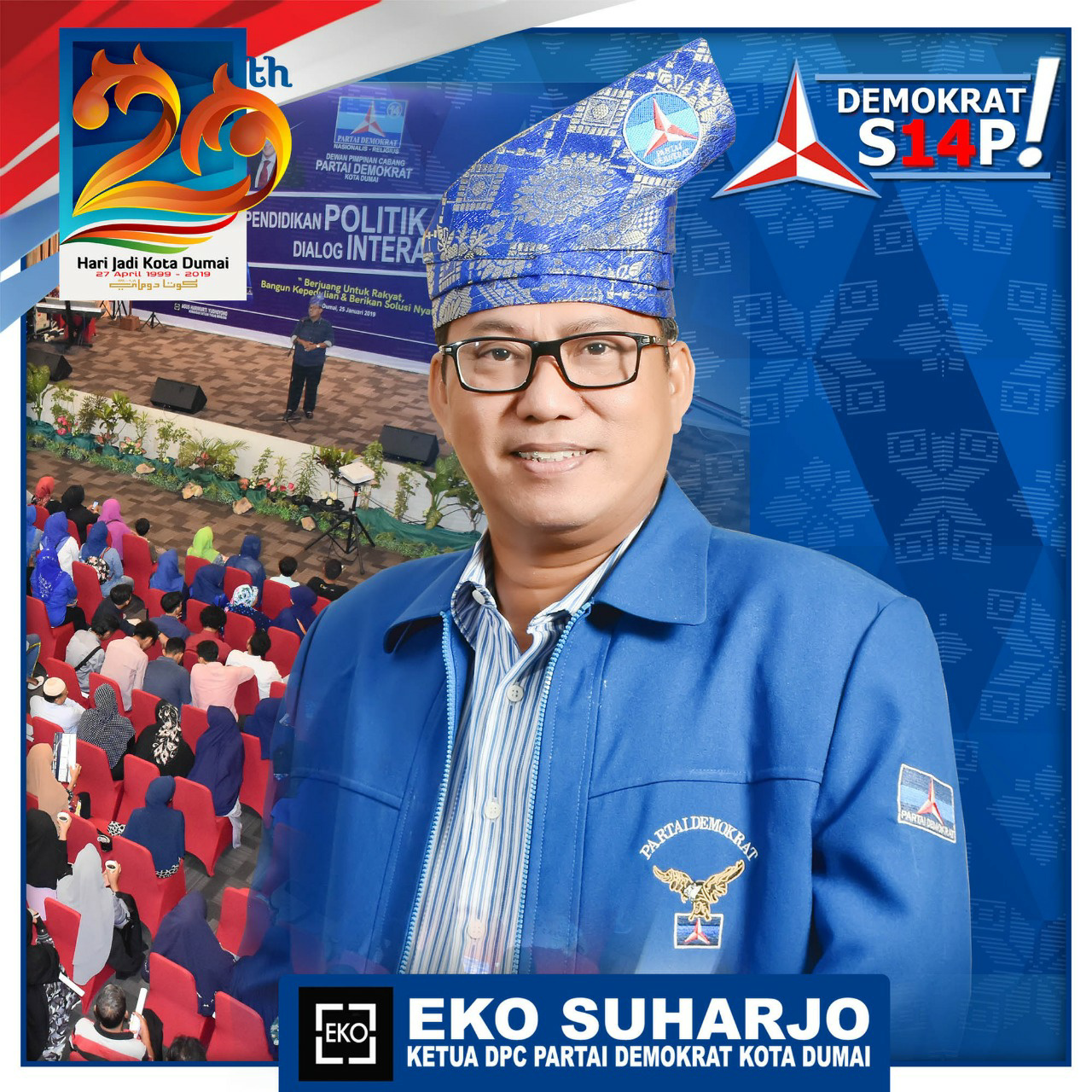 Hasil Sementara, Demokrat Dumai Raih 5 Kursi Legislatif