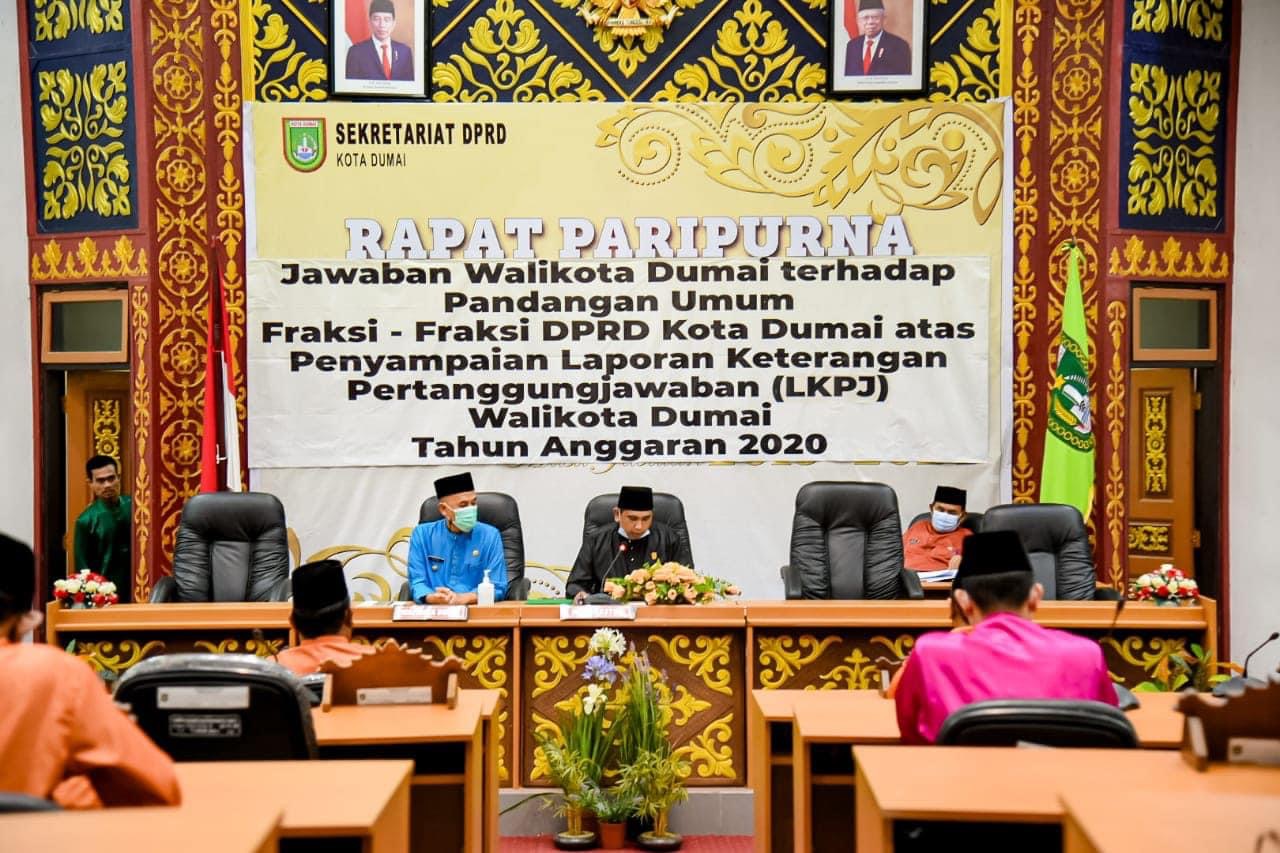 Wako Dumai Ucapkan Terima Kasih kepada DRPD Kota Dumai