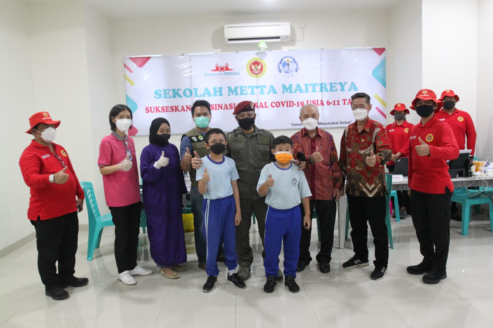 Kepala BIN Riau : Vaksinasi Bentengi Anak Usia 6-11 Tahun Dari Penularan Covid-19 Di Sekolah