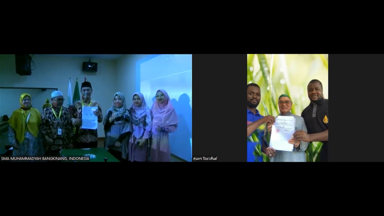 SMA Muhammadiyah Bangkinang menjalin kerja sama dengan sekolah di Thailand