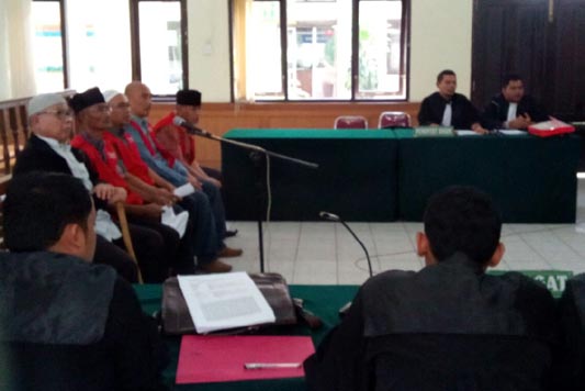 Lima Pelaku Dugaan Korupsi Proyek Waterboom Rohil Jalani Sidang Perdana