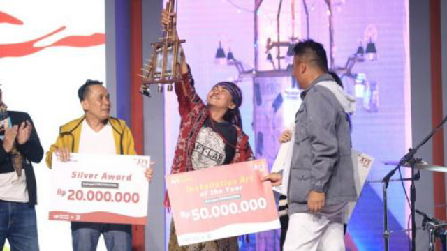 Abd Khafidz Fadli Sabet Installation Art Of The Year 2022, Berharap Seniman Instalasi Bisa Mendunia