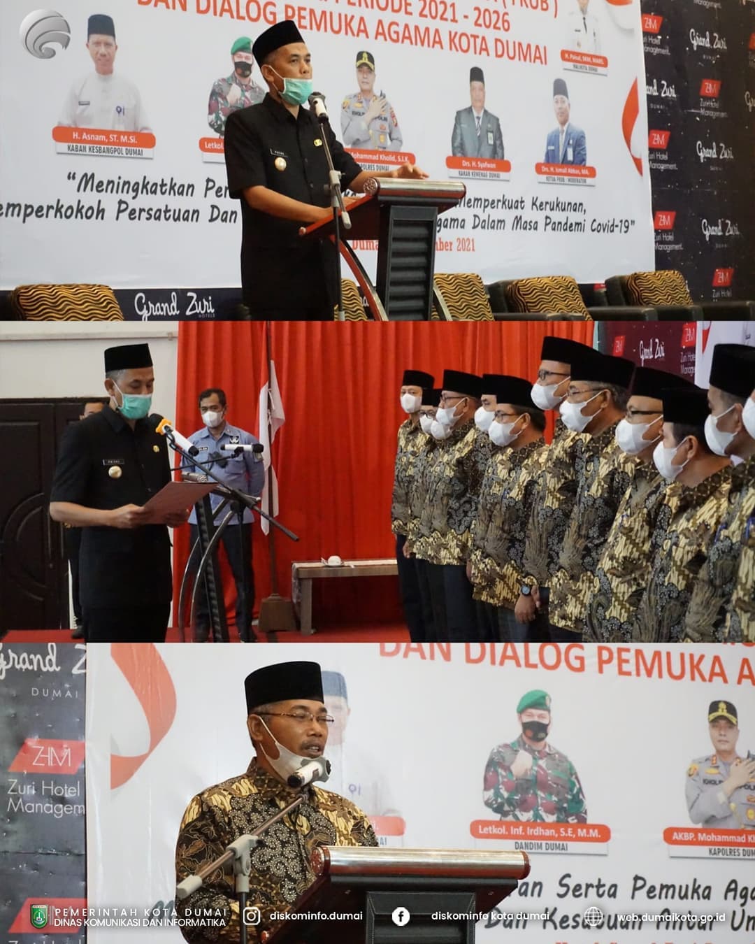 Walikota Dumai : Tingkatkan Sinergitas Dalam Menjaga Kerukunan Umat Beragama