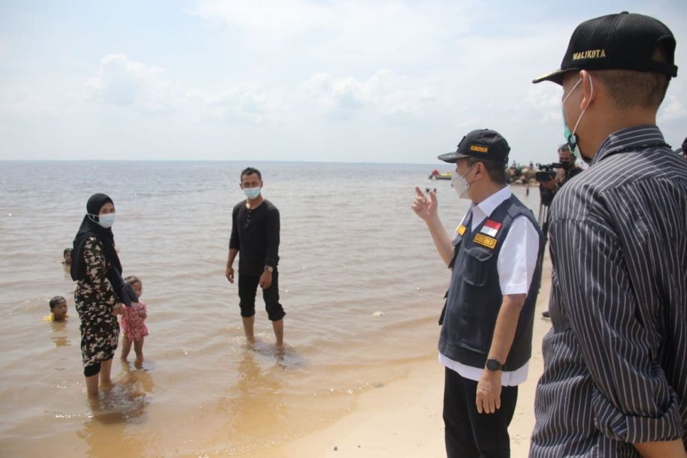 Pastikan Prokes Berjalan, Gubri Sidak Beberapa Tempat Wisata di Dumai