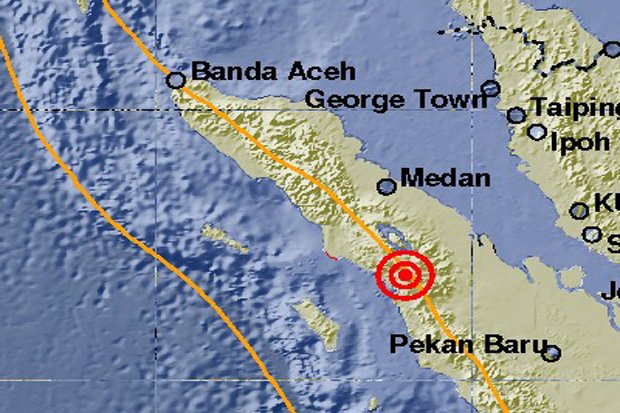Tapanuli Utara Diguncang Gempa 5,2 SR