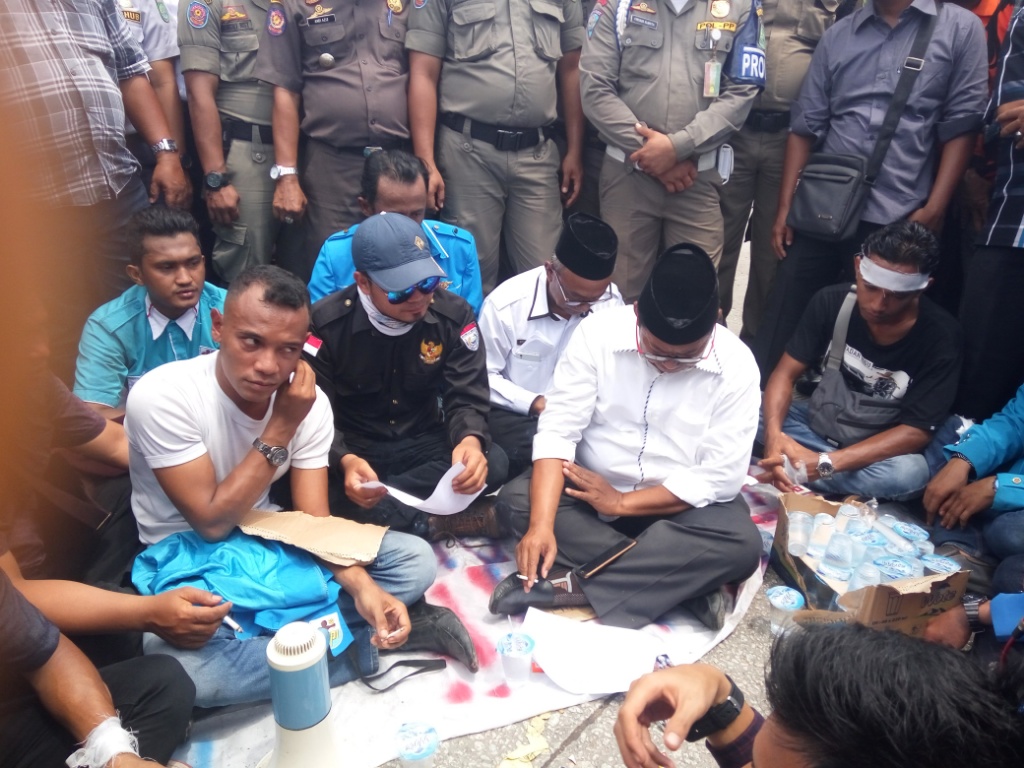 Pemko Dumai Diminta Massa GEMMPA Tuntaskan Jalan Lingkar Parit Kitang