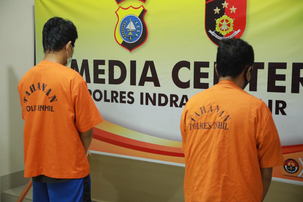 Polres Inhil Tangkap Tersangka TP Narkotika