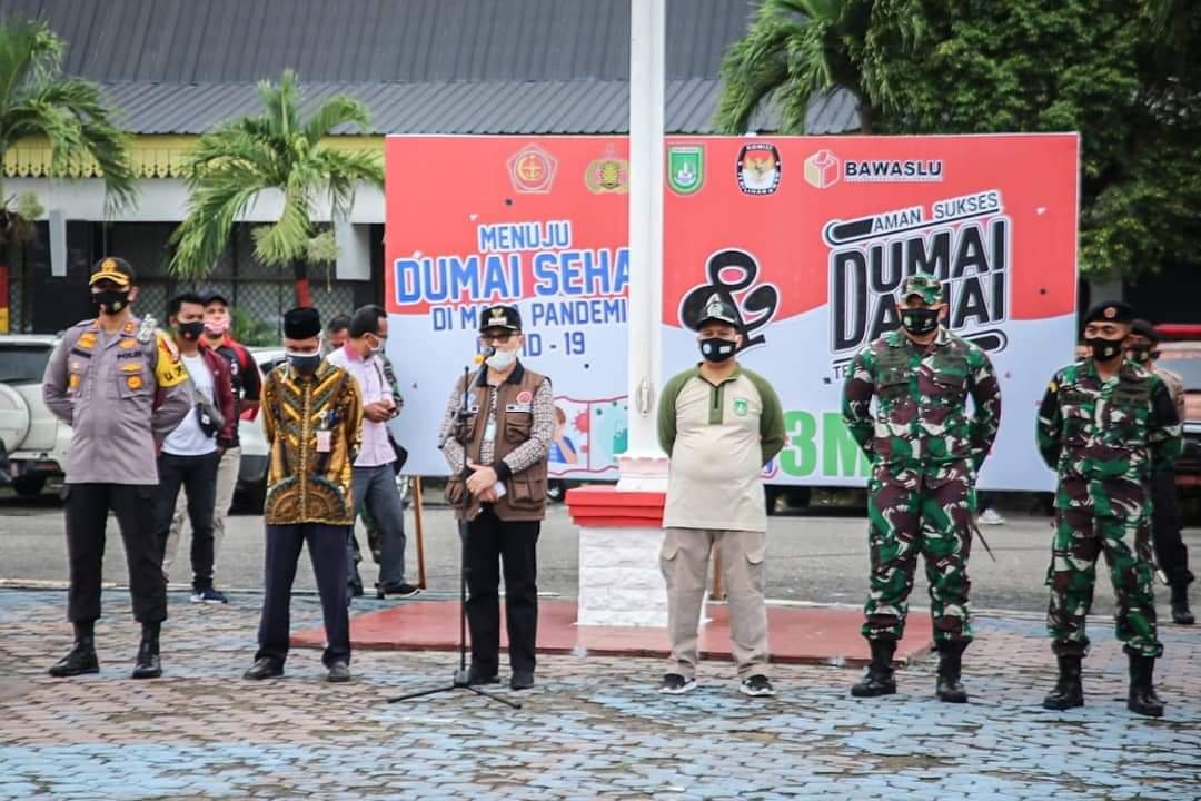 Walikota Dumai Minta Kerjasama Seluruh Elemen Masyarakat untuk Patuhi Protokol Kesehatan