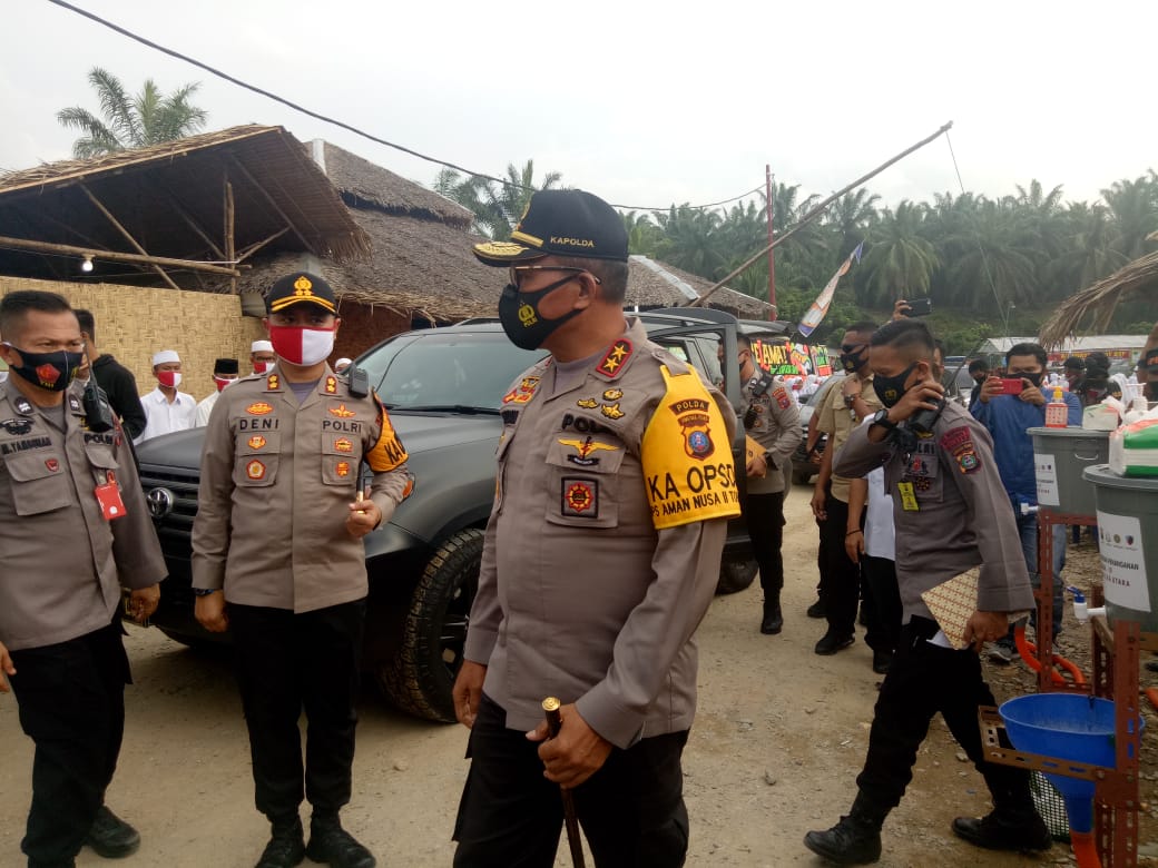 Kapolda Sumut Kunjungi Kampung Tangguh di Kelurahan Aek Paing