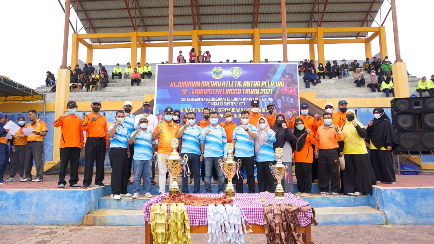 Kejurda Atletik 2021, Nizar Harap Lingga Bertahan Juara Umum Tingkat Provinsi