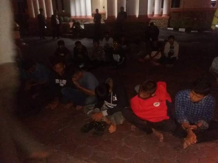 Puluhan Remaja di Dumai Diamankan Polisi Diduga Lakukan Aksi Tawuran