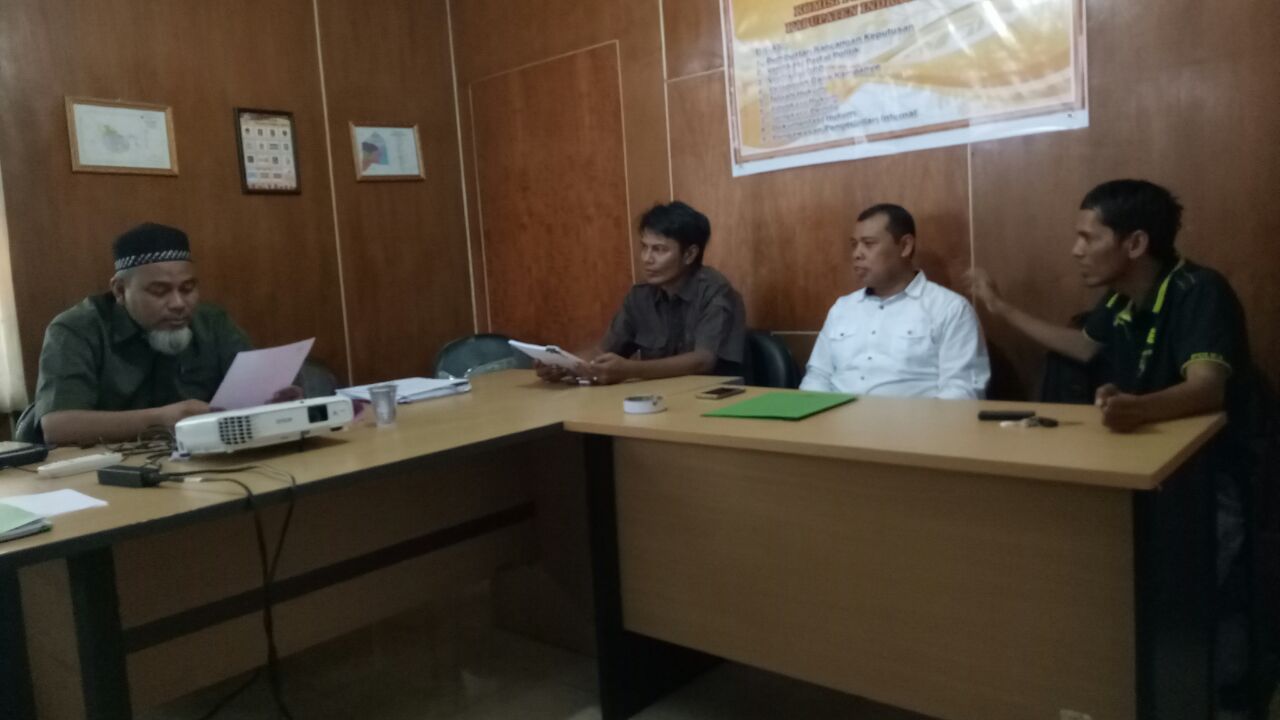 Pengurus DPC Partai IDAMAN Inhil Melapor Keberadaannya Ke KPU
