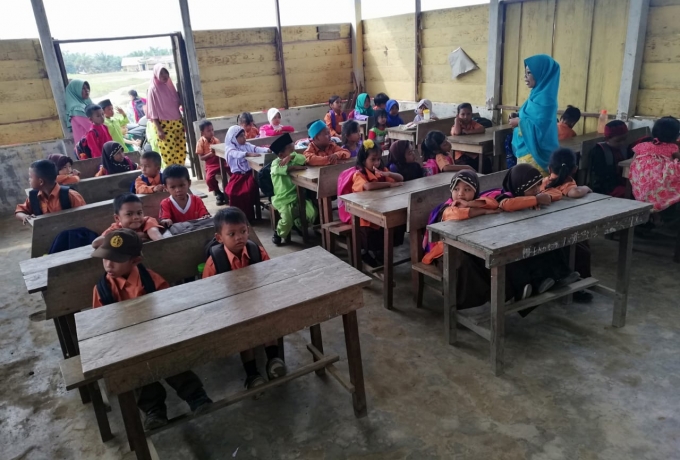 Warga Desa Kesuma Berharap SDN 23 Dapat Perhatian Pemkab Pelalalwan