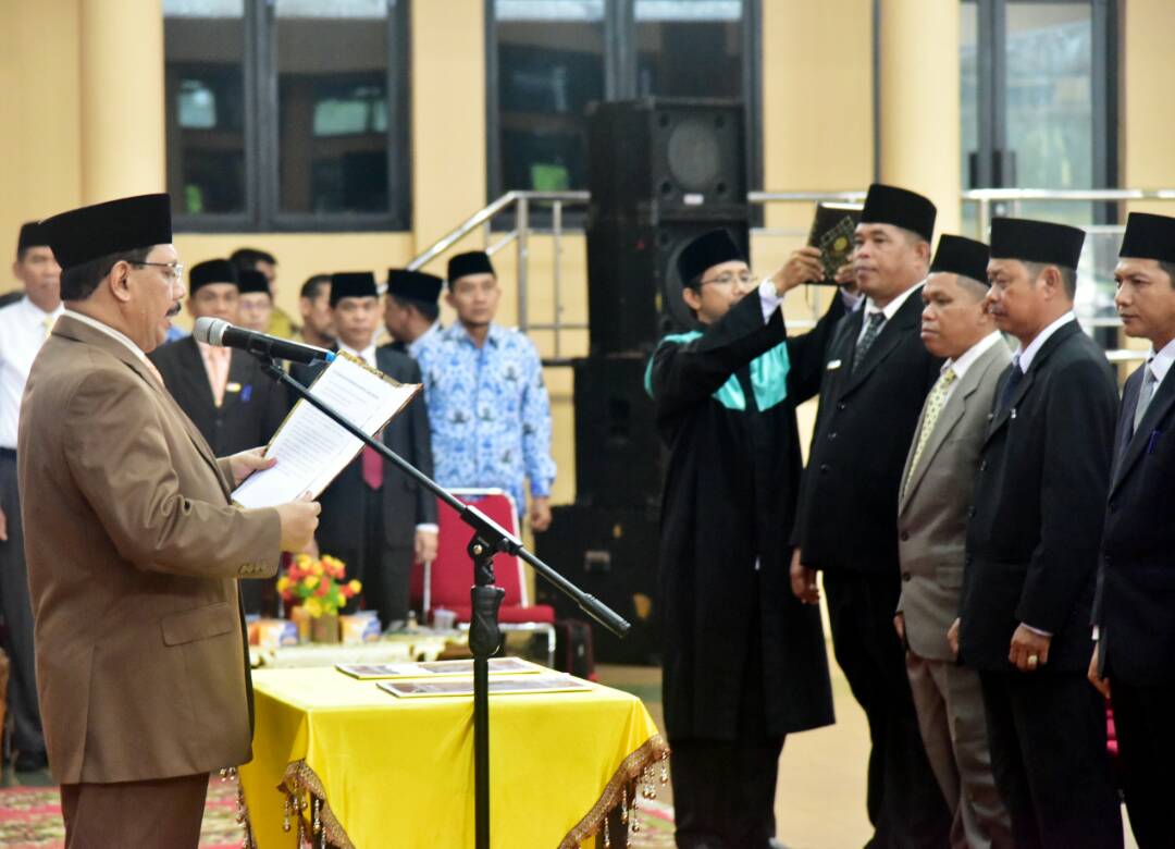 74 Kepala Sekolah di Inhil Resmi Dilantik