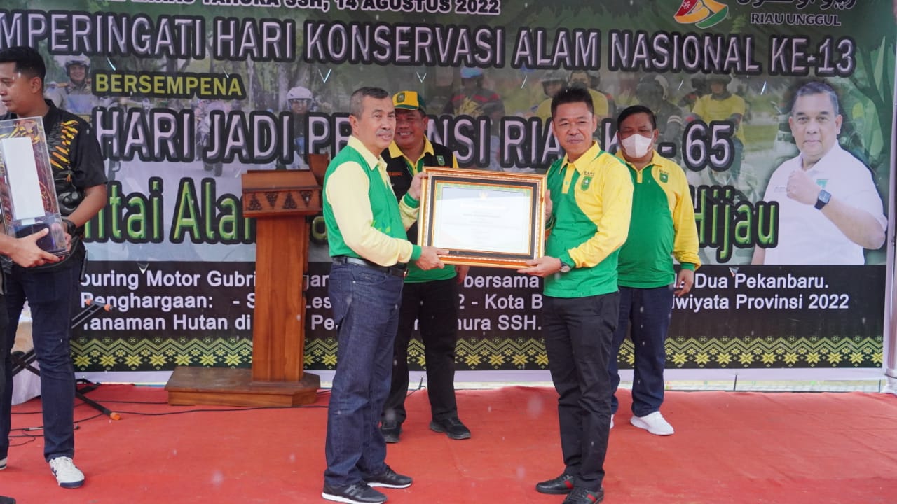 Bupati Rohil Afrizal Sintong Hadir Peringati Hari Konservasi Alam Nasional