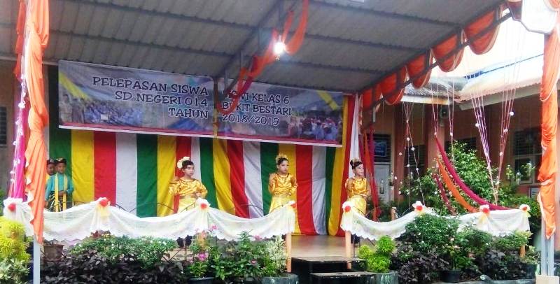 Semaraknya Acara Pelepasan Murid Kelas VI SDN 014 Bukit Bestari