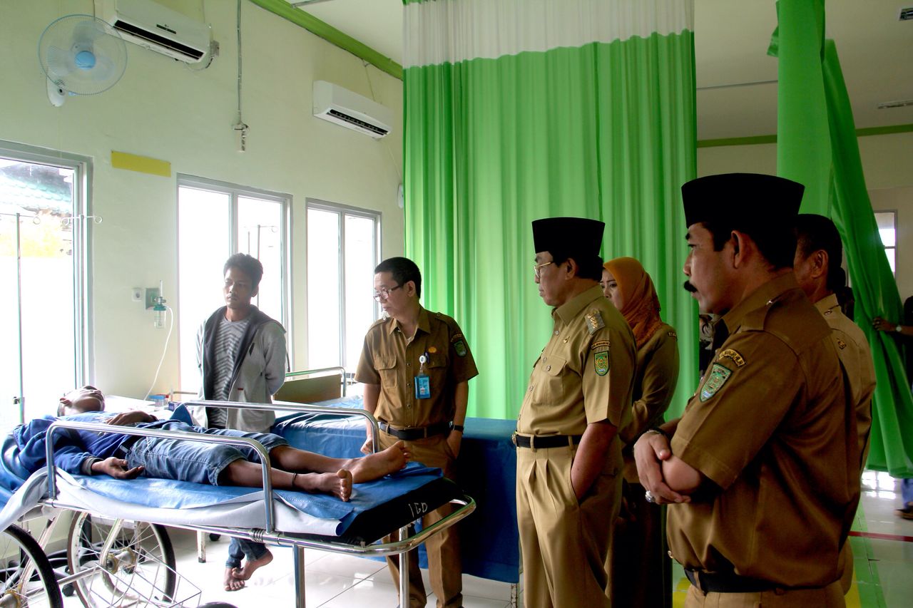 Bupati Inhil Sidak RSUD Puri Husada Tembilahan