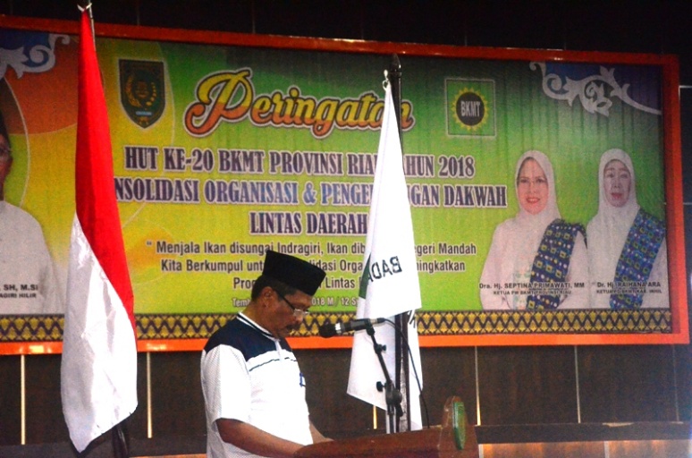 Asisten ADM Umum Setda Inhil Hadiri Milad BKMT dan Buletin Lentera Riau