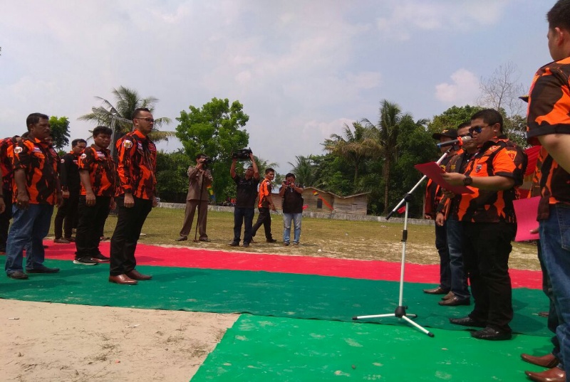 Pelantikan PAC (Pemuda Pancasila) Talang Muandau Berjalan Sukses