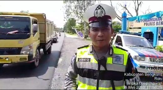 Arus Mudik Lintas Utara Duri Terpantau Ramai Lancar