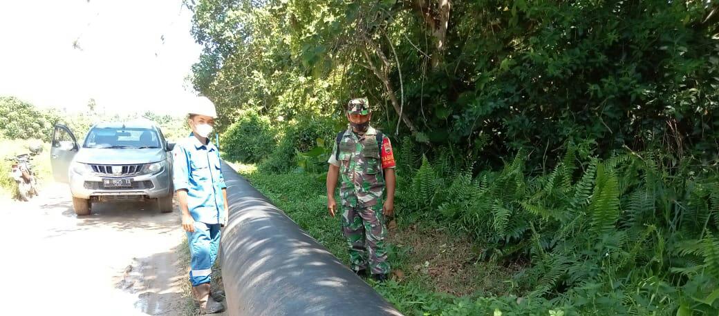 Serka Fahrizal Purba Pastikan Kondisi Pipa PHR Aman