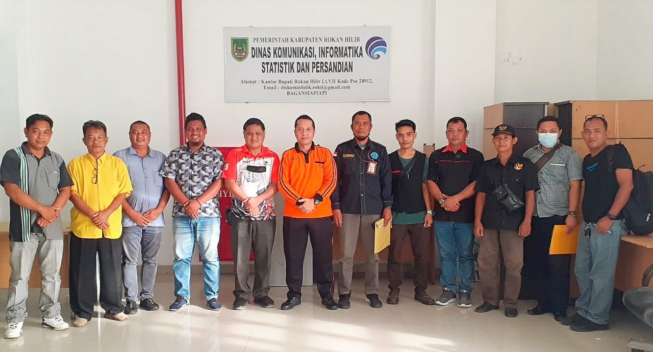 JMSI Rohil Lakukan Koordinasi Dengan Diskominfotik Rohil