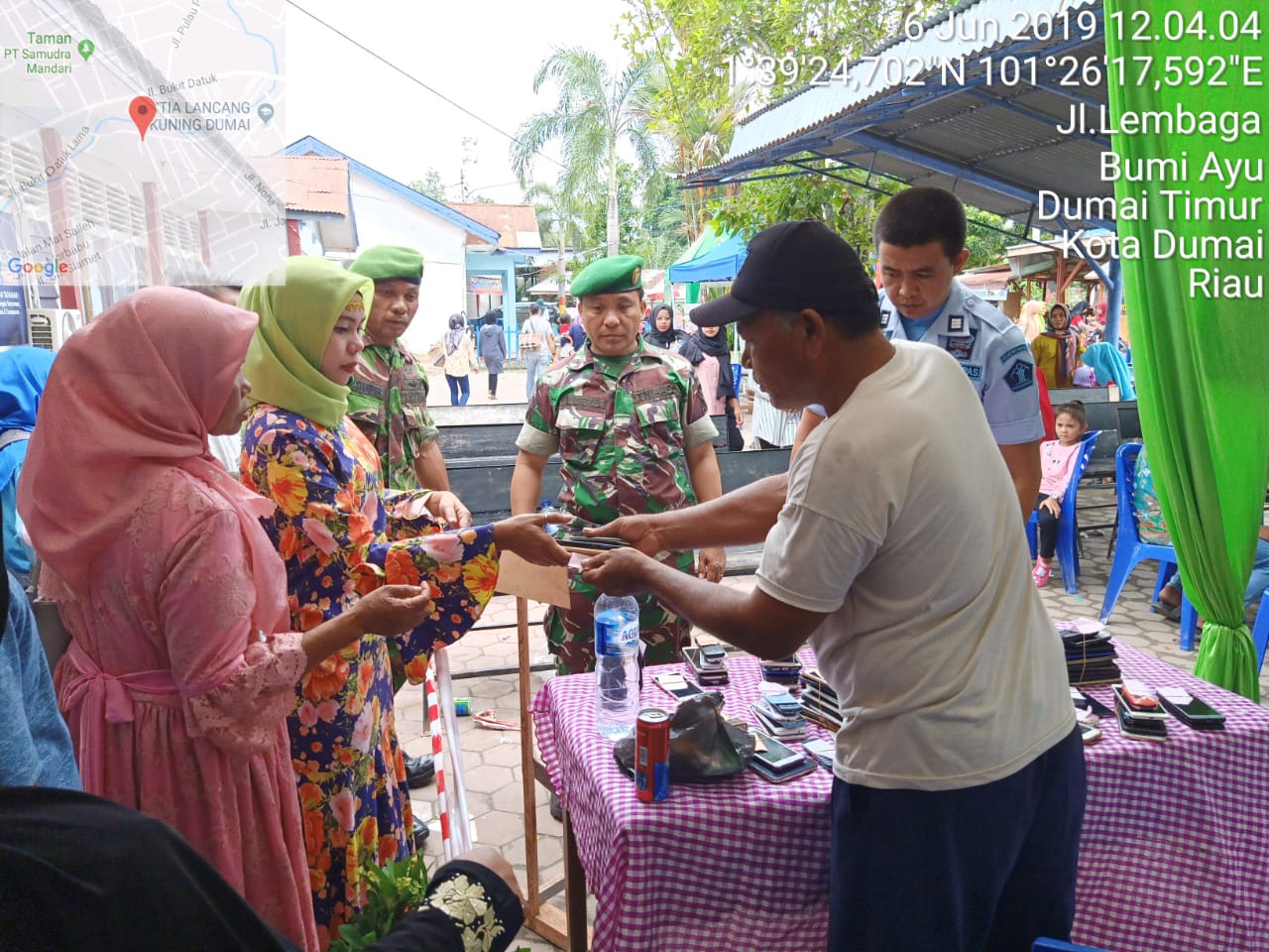 Kodim 0320/Dumai Bantu Pengamanan Rutan Klas IIB Dumai Selama Lebaran