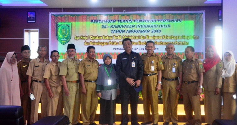 Pemkab Inhil Gelar Penyuluhan Teknis Pertanian